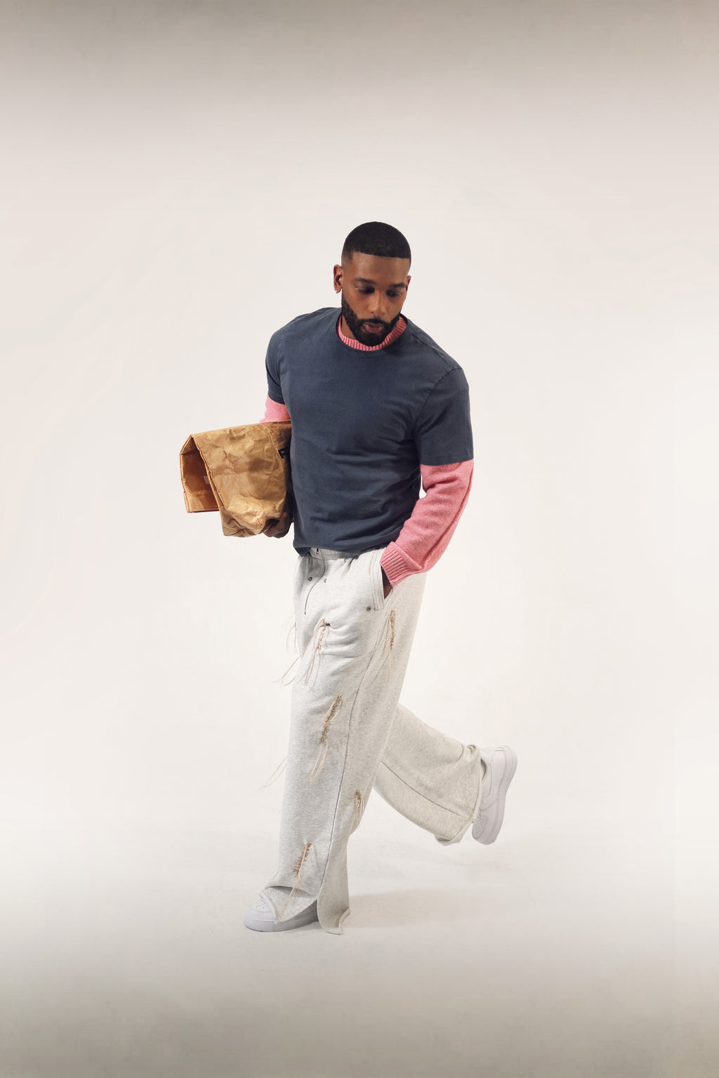 Raw Stitched Sweatpants