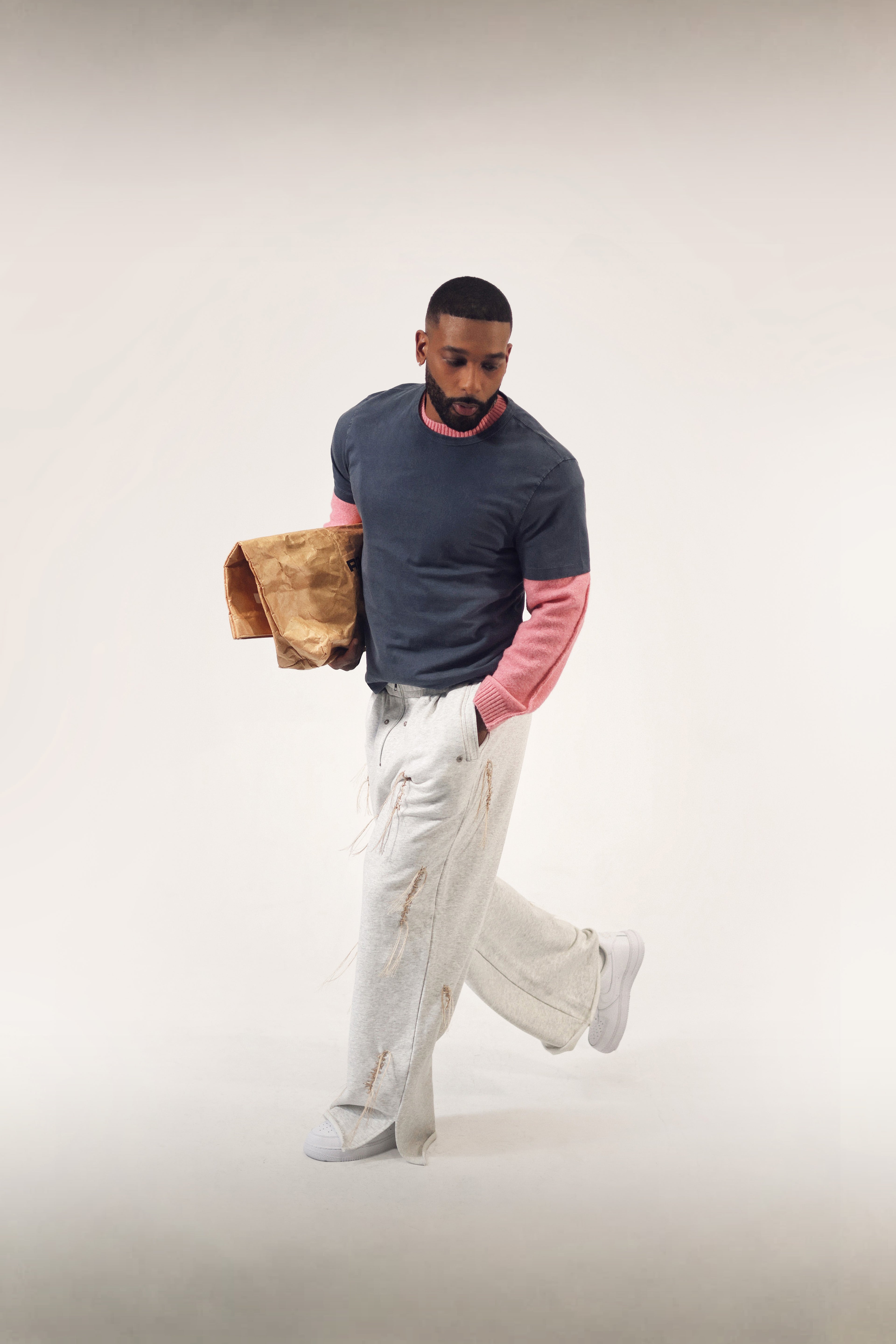 Raw Stitched Sweatpants