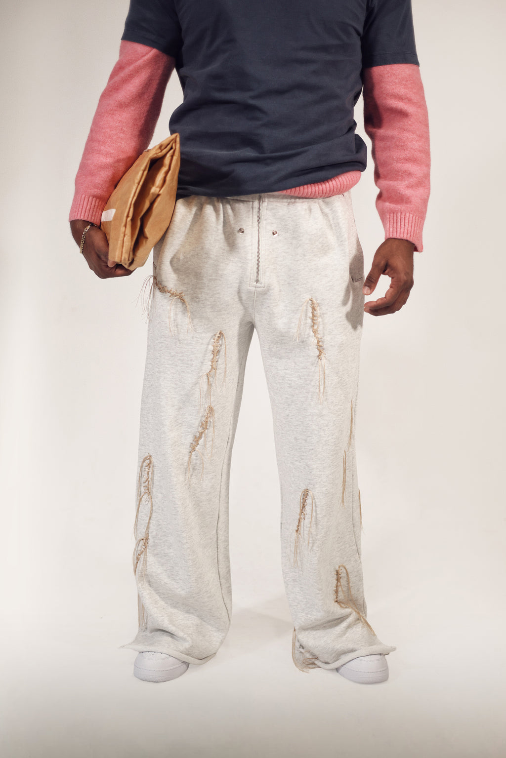 Raw Stitched Sweatpants