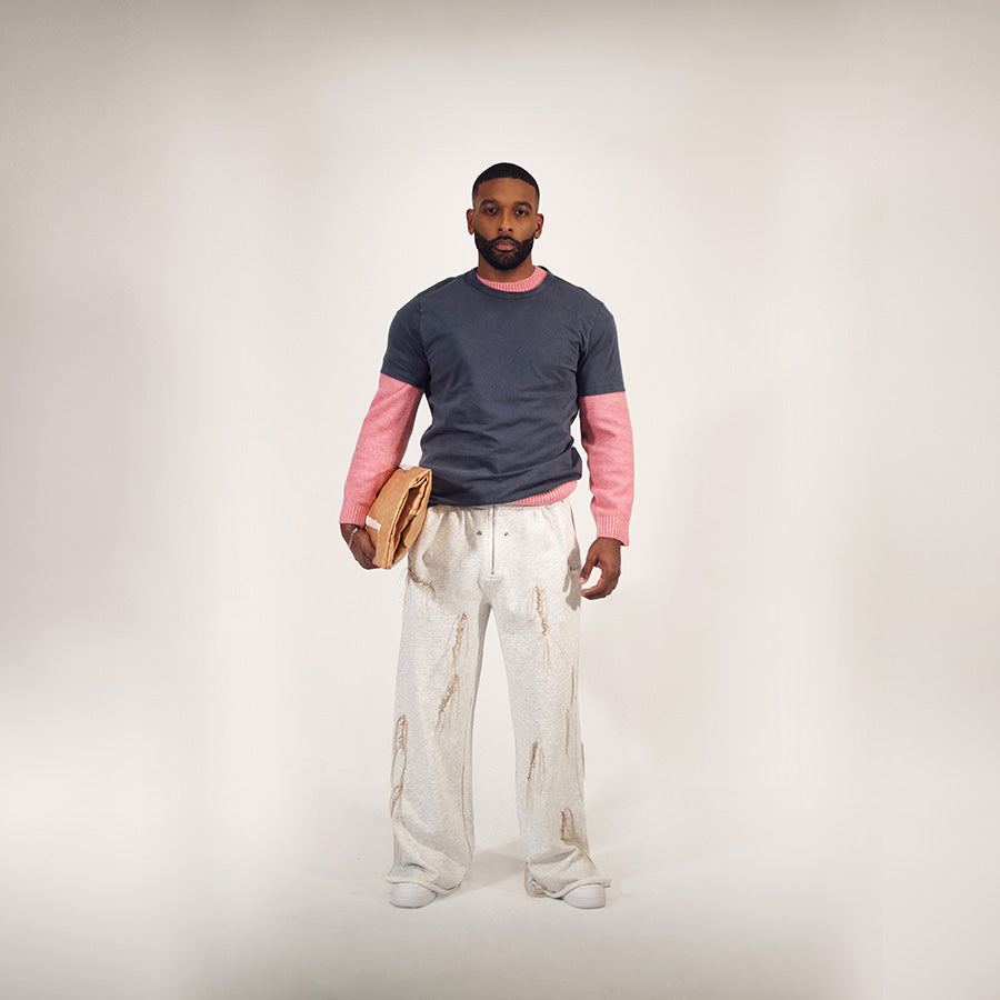 Raw Stitched Sweatpants