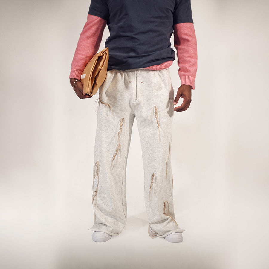 Raw Stitched Sweatpants